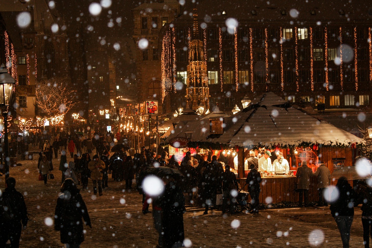 Pinautomaat-kerstmarkt